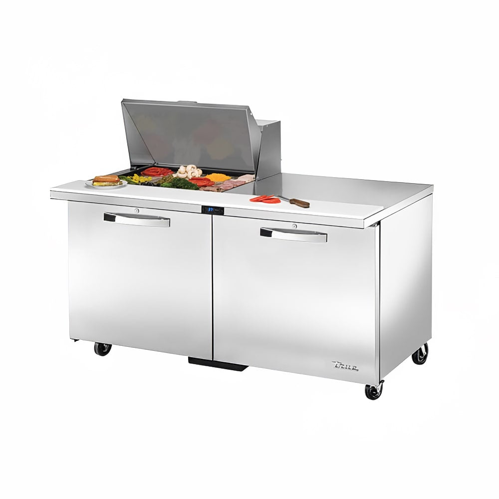 True TSSU-60-12M-B-HC~SPEC3 60" 12-Pan Sandwich/Salad Prep Table