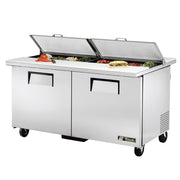 True TSSU-60-16-DS-ST-HC 60" 16-Pan Sandwich/Salad Prep Table