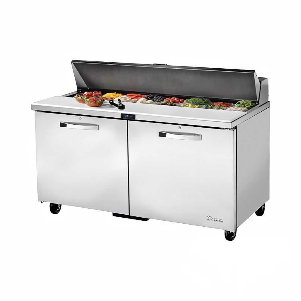 True TSSU-60-16-HC~SPEC3 60" 16-Pan Sandwich/Salad Prep Table