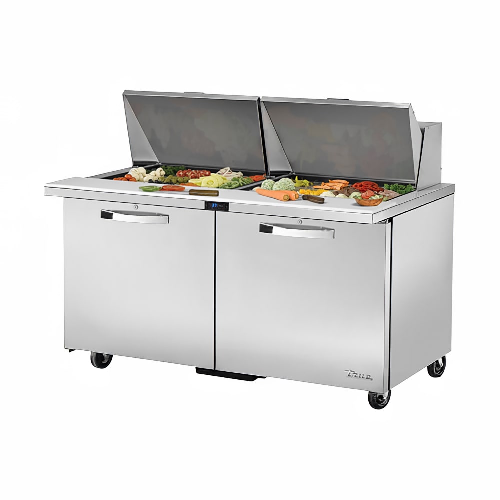 True TSSU-60-24M-B-ST-HC~SPEC3 60" 24-Pan Sandwich/Salad Prep Table