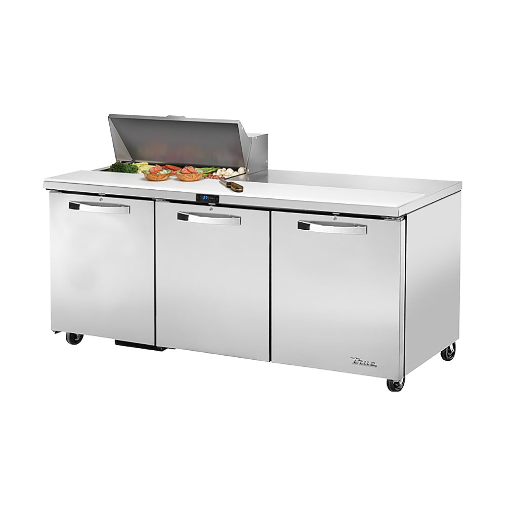 True TSSU-72-10-HC 72" 10-Pan Sandwich/Salad Prep Table