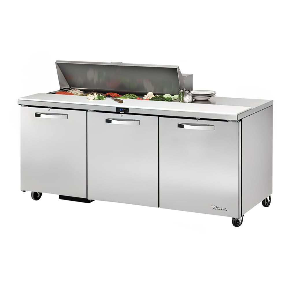 True TSSU-72-12-HC~SPEC3 72" 12-Pan Sandwich/Salad Prep Table