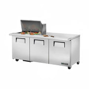 True TSSU-72-12M-B-HC 72" 12-Pan Sandwich/Salad Prep Table