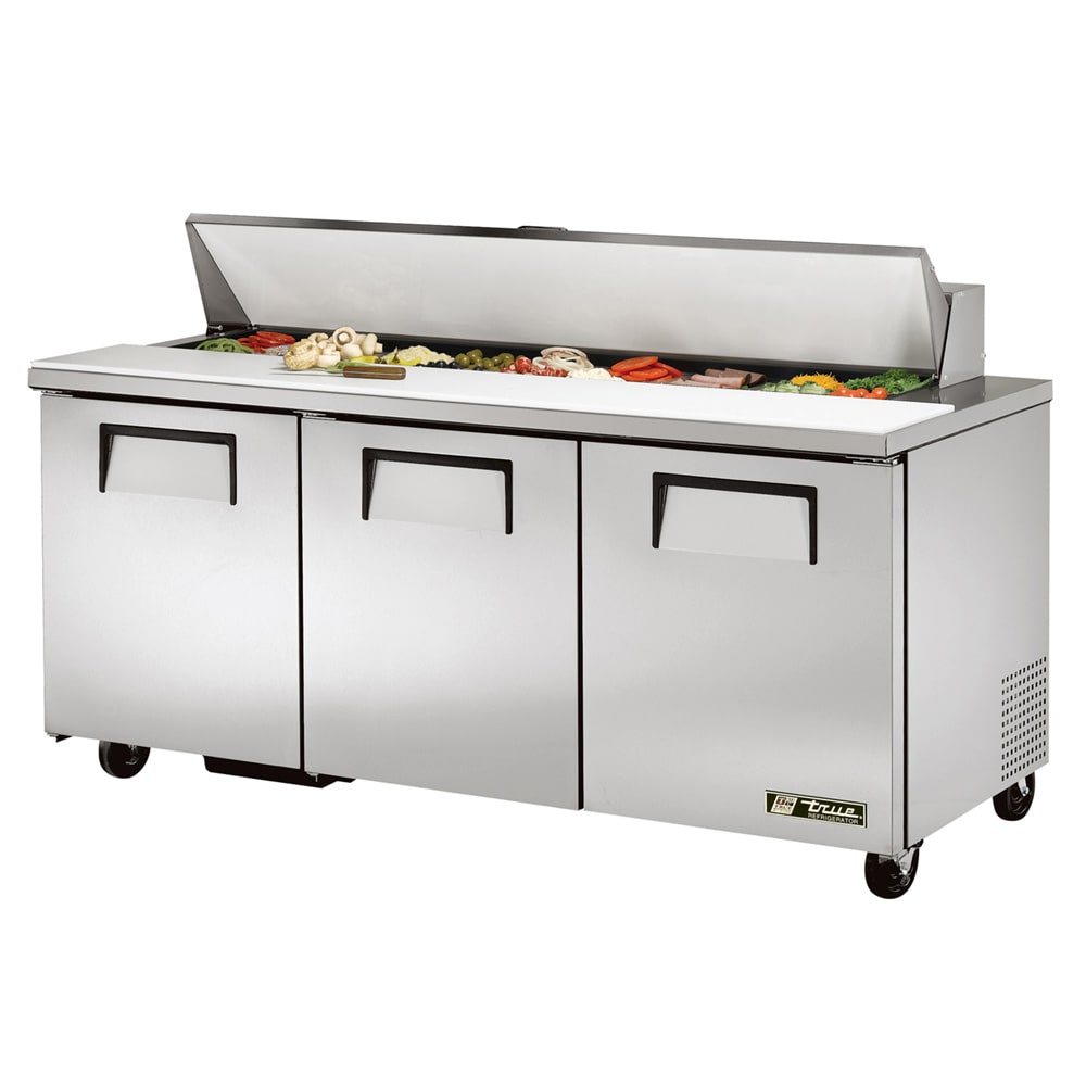 True TSSU-72-18-HC 72" 18-Pan Sandwich/Salad Prep Table