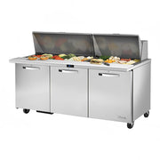 True TSSU-72-30M-B-ST-HC~SPEC3 72" 30-Pan Sandwich/Salad Prep Table