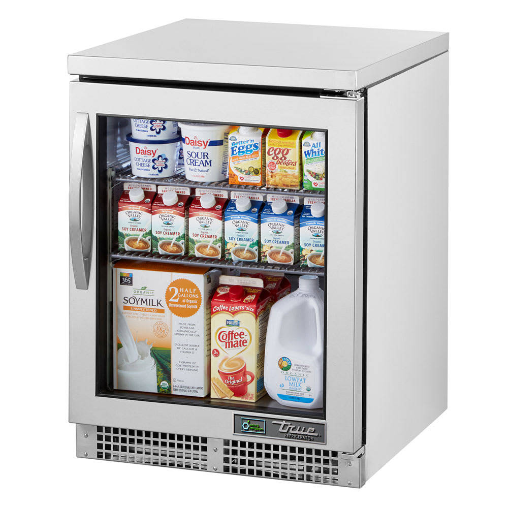 True TUC-24G-HC~FGD01 24" 1-Door Glass Door Undercounter Refrigerator