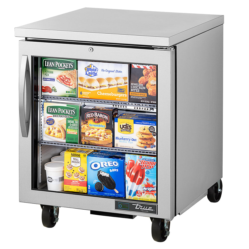 True TUC-27FG-HC~FGD01 27" 1-Door Glass Door Undercounter Refrigerator