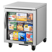 True TUC-27FG-HC~FGD01 27" 1-Door Glass Door Undercounter Refrigerator