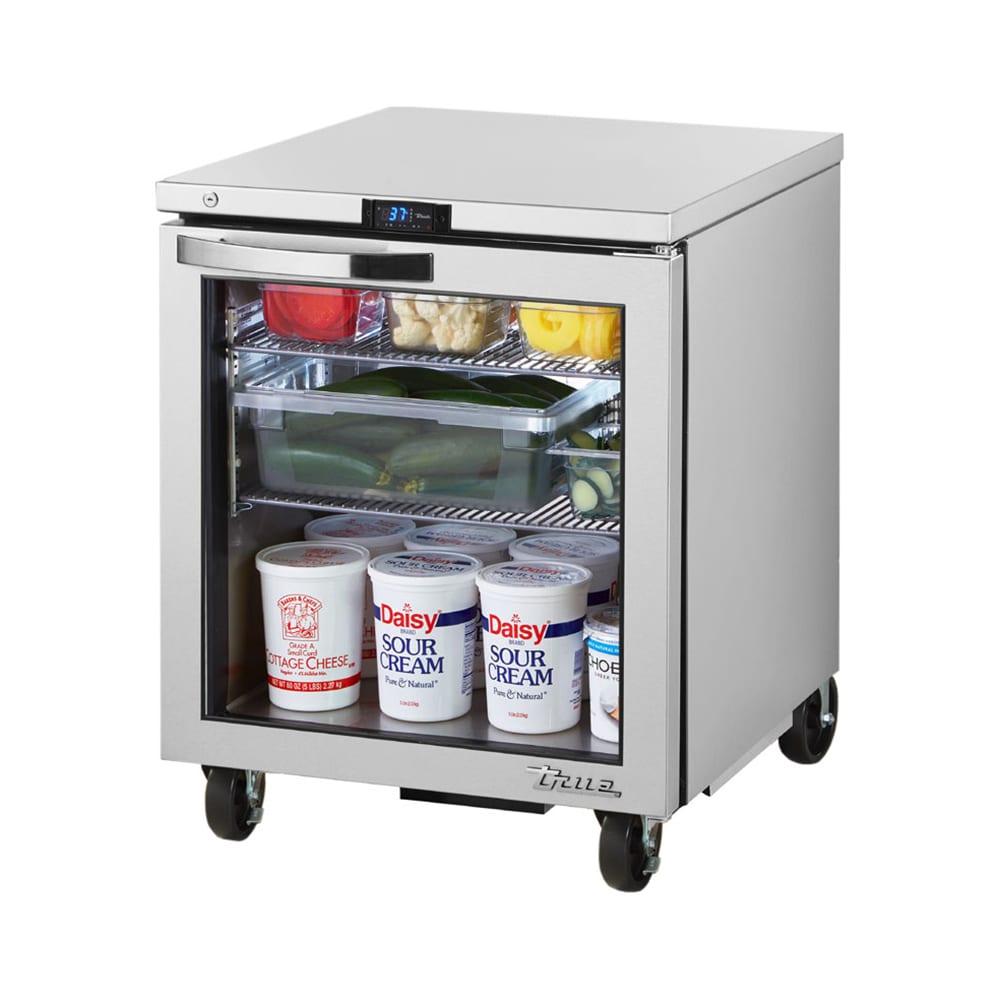 True TUC-27G-HC~SPEC3 27" 1-Door Glass Door Undercounter Refrigerator