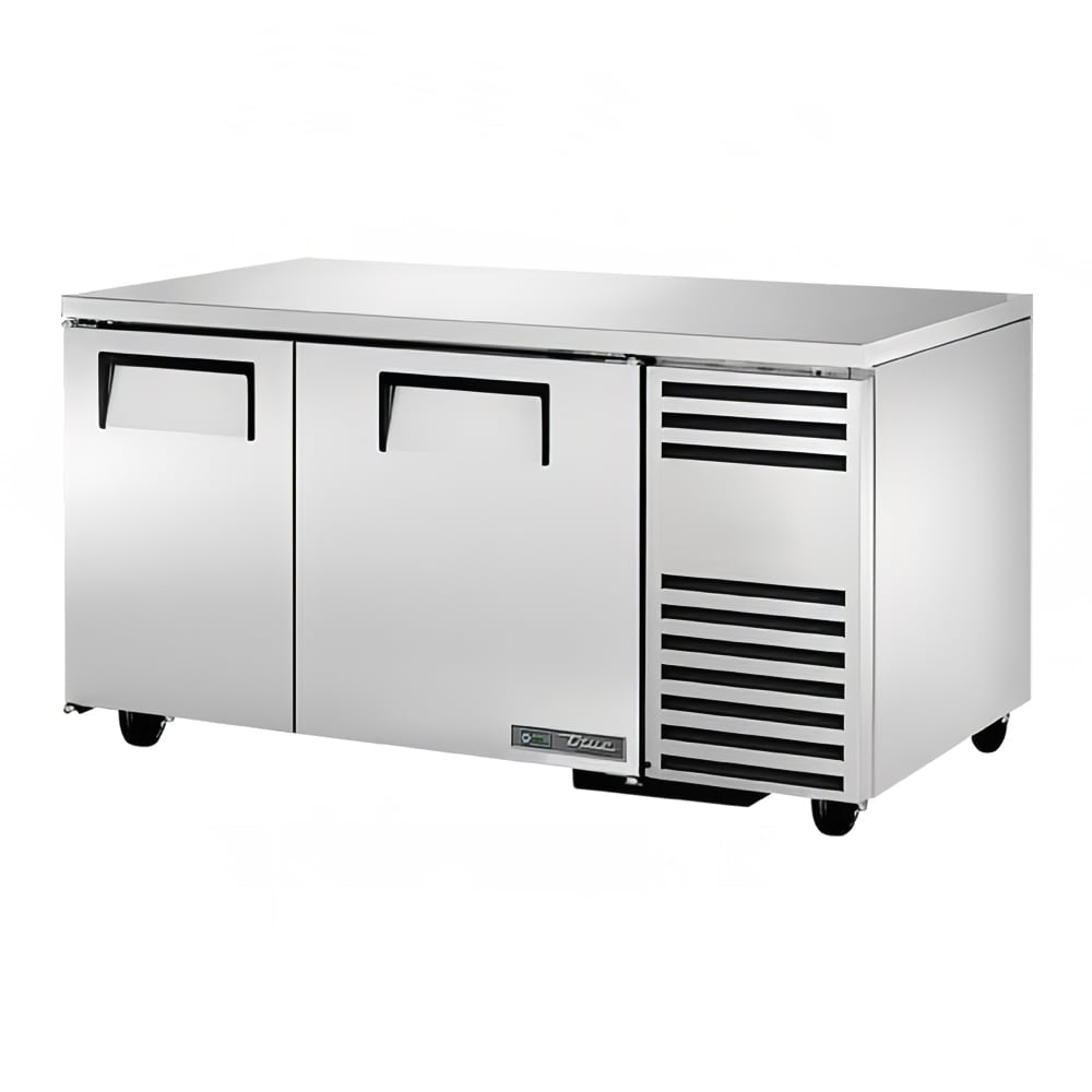 True TUC-60-32-HC 60" 2-Door Undercounter Refrigerator