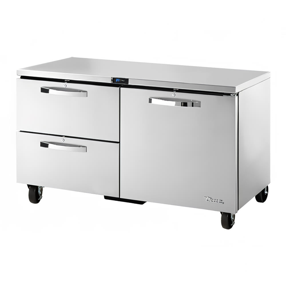 True TUC-60D-2-HC~SPEC3 60" 2-Drawer Undercounter Refrigerator