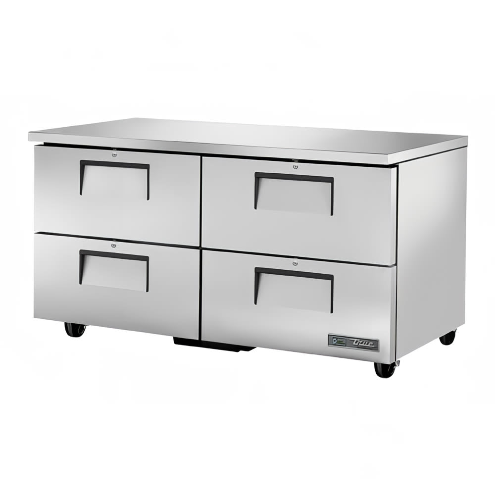 True TUC-60D-4-HC 60" 4-Drawer Undercounter Refrigerator