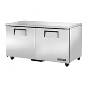 True TUC-60F-HC 60" 2-Door Undercounter Refrigerator