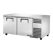 True TUC-67-HC 67" 3-Door Undercounter Refrigerator
