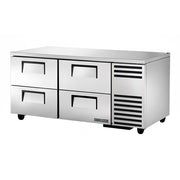 True TUC-67D-4-HC 67" 4-Drawer Undercounter Refrigerator
