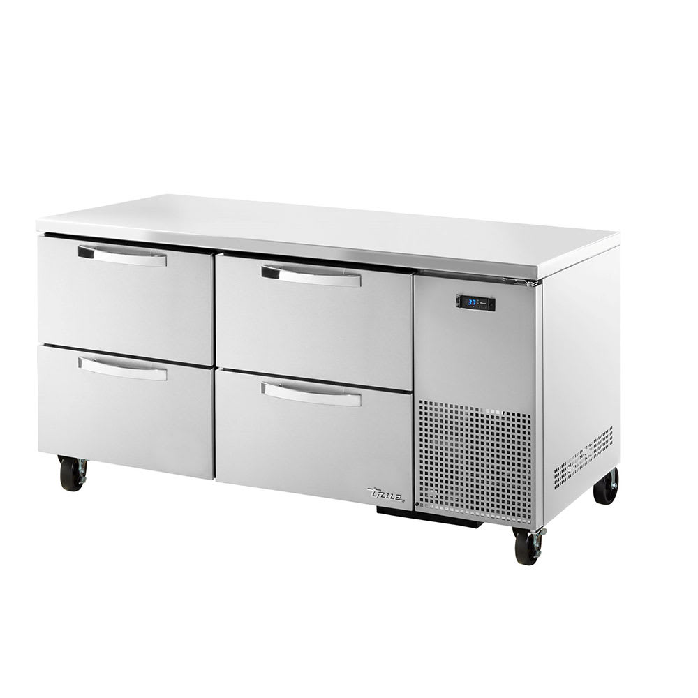 True TUC-67D-4-HC~SPEC3 67" 4-Drawer Undercounter Refrigerator