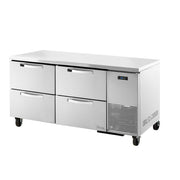 True TUC-67D-4-HC~SPEC3 67" 4-Drawer Undercounter Refrigerator