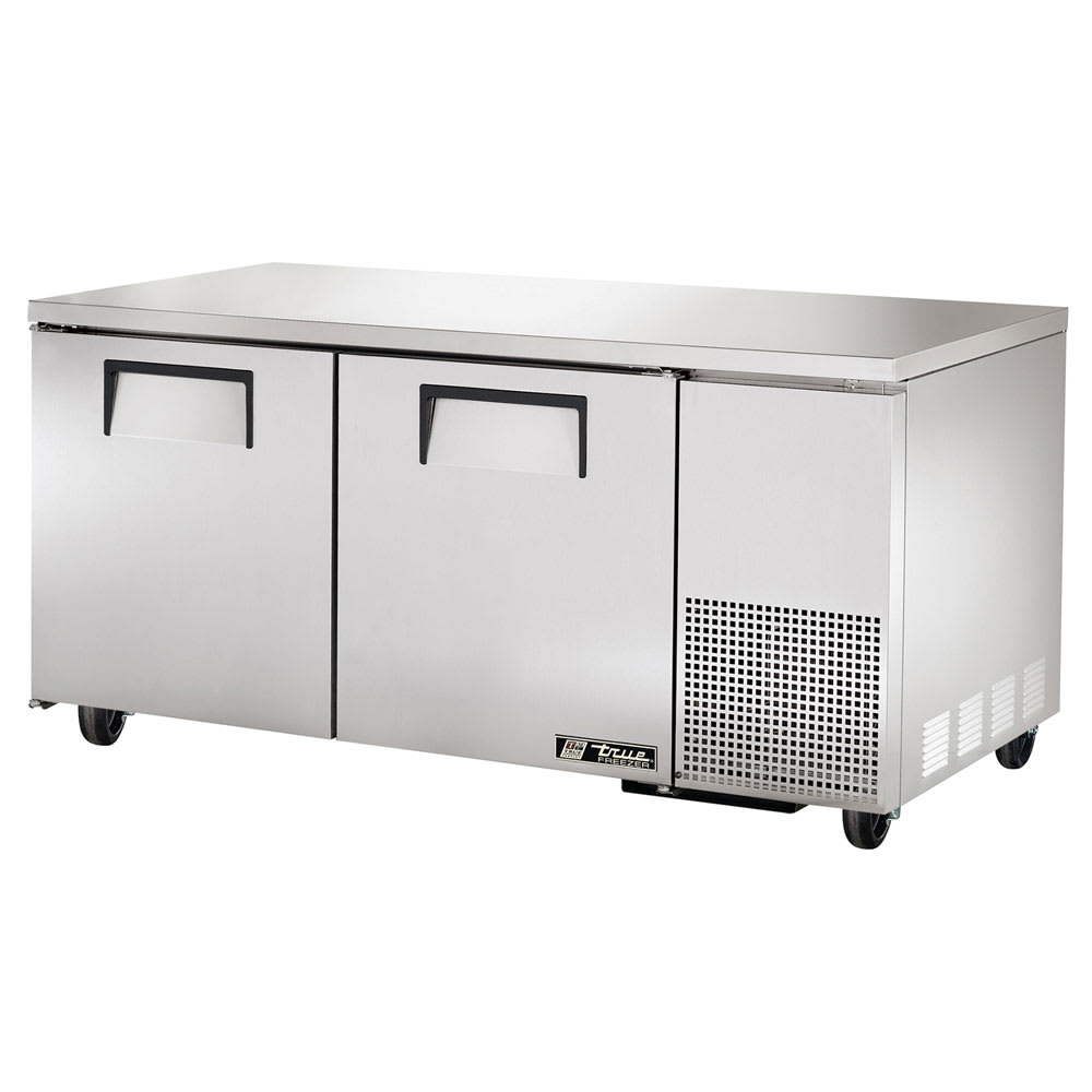 True TUC-67F-HC 67" 3-Door Undercounter Refrigerator