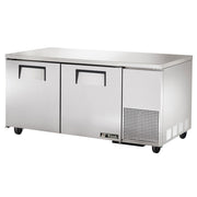 True TUC-67F-HC 67" 3-Door Undercounter Refrigerator