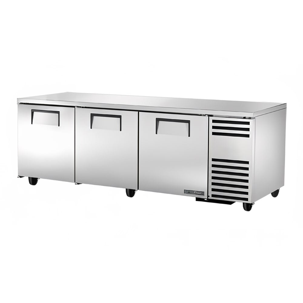True TUC-93-HC 93" 3-Door Undercounter Refrigerator