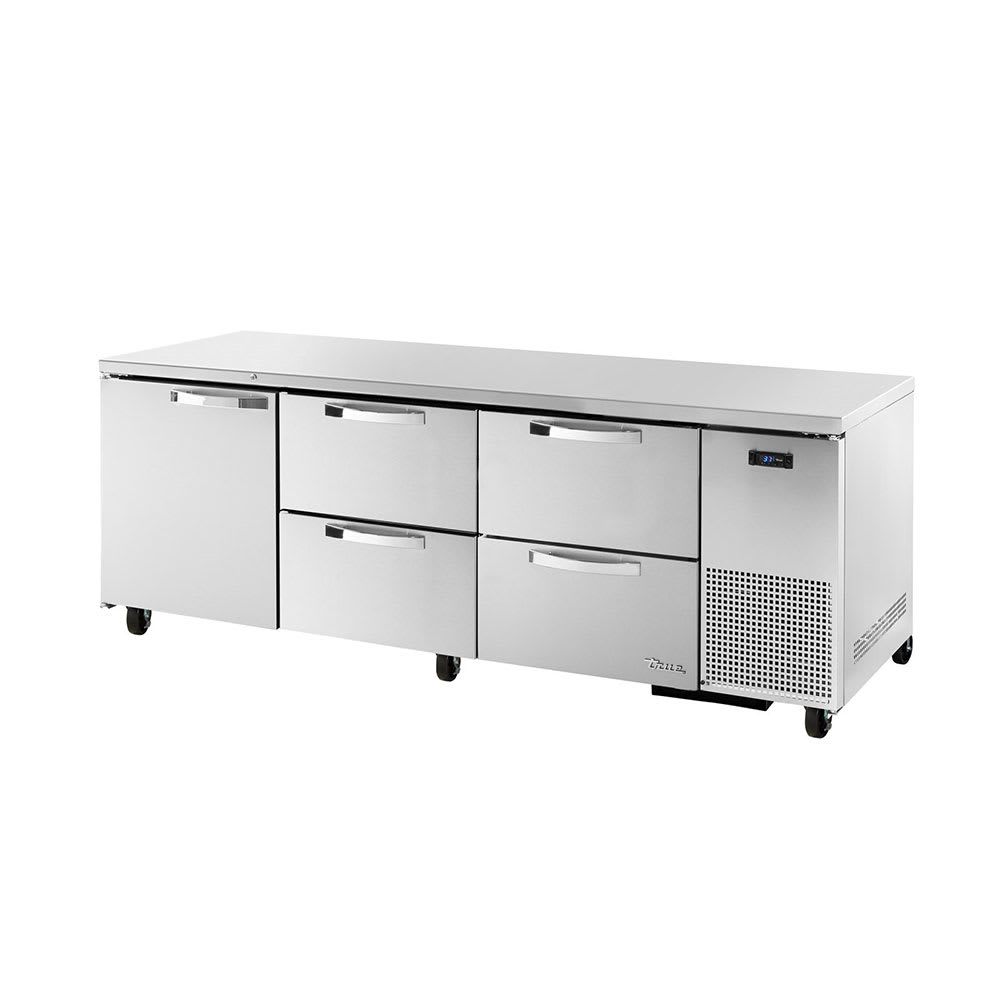 True TUC-93D-4-HC~SPEC3 93" 4-Drawer Undercounter Refrigerator