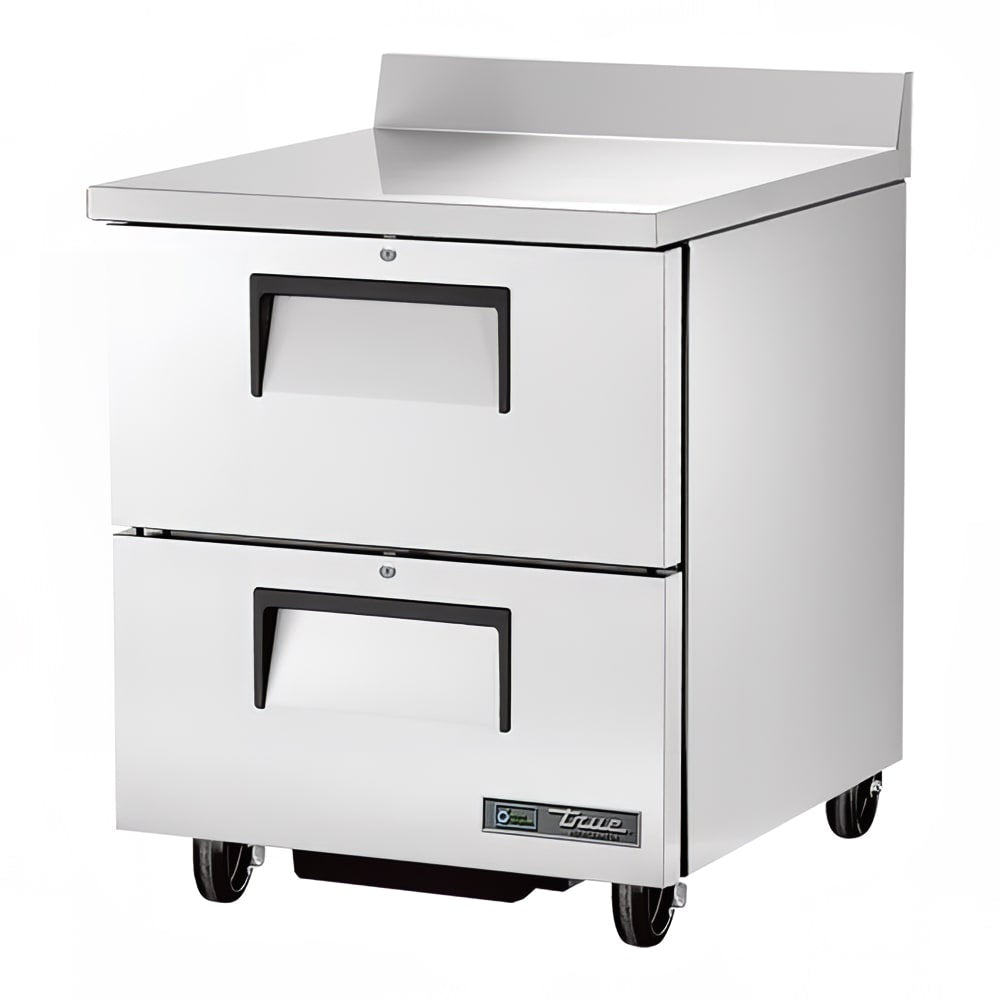 True TWT-27D-2-HC 27" 2-Drawer Worktop Refrigerator