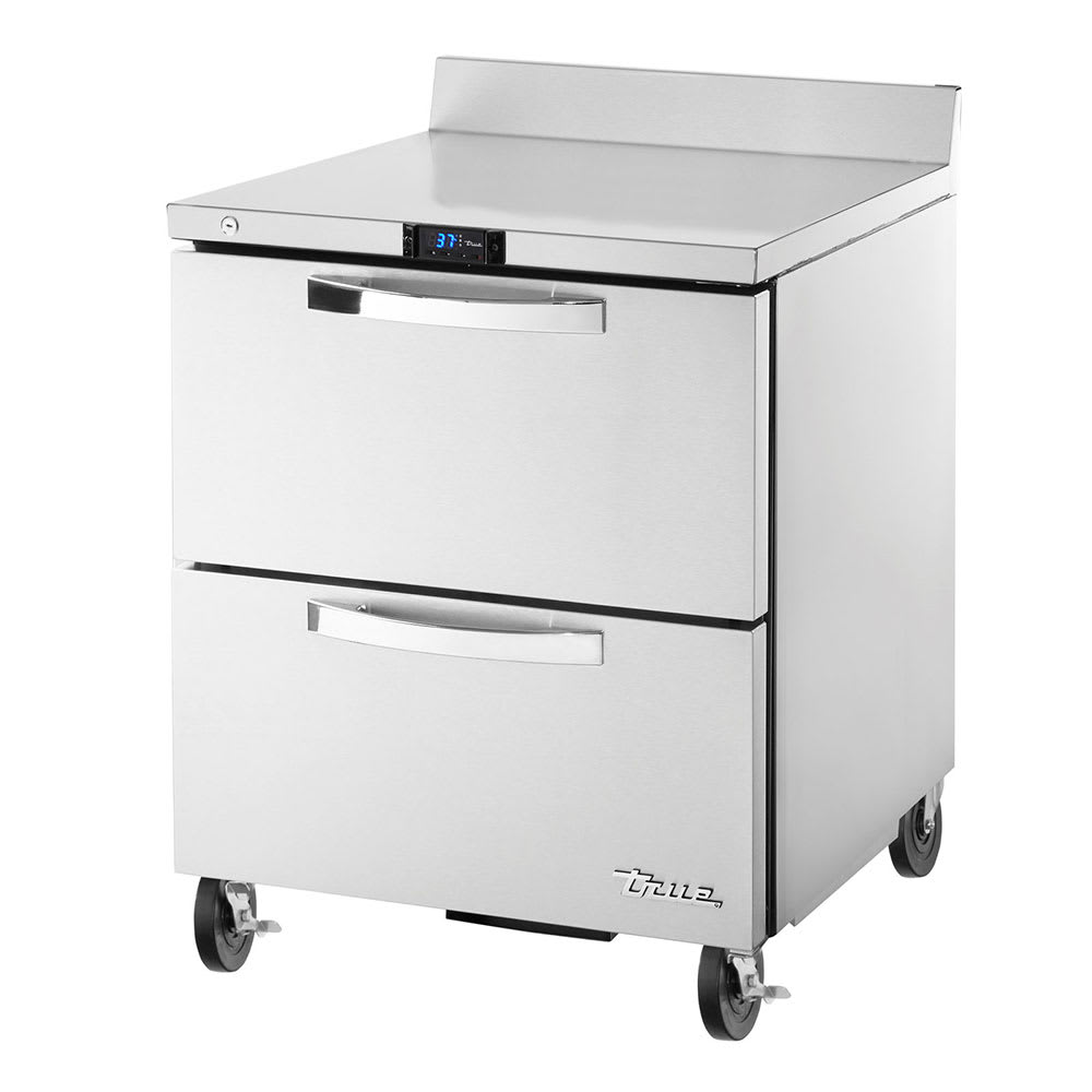 True TWT-27D-2-HC~SPEC3 27" 2-Drawer Worktop Refrigerator