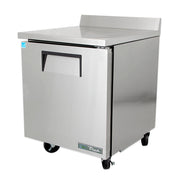 True TWT-27F-HC 27" 1-Door Worktop Refrigerator