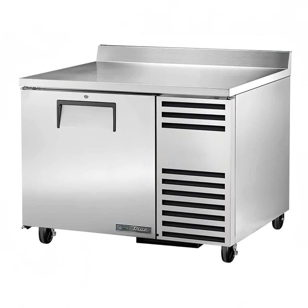 True TWT-44F-HC 44" 2-Door Worktop Refrigerator