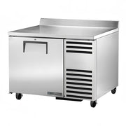 True TWT-44F-HC 44" 2-Door Worktop Refrigerator