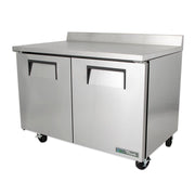 True TWT-48-HC 48" 2-Door Worktop Refrigerator