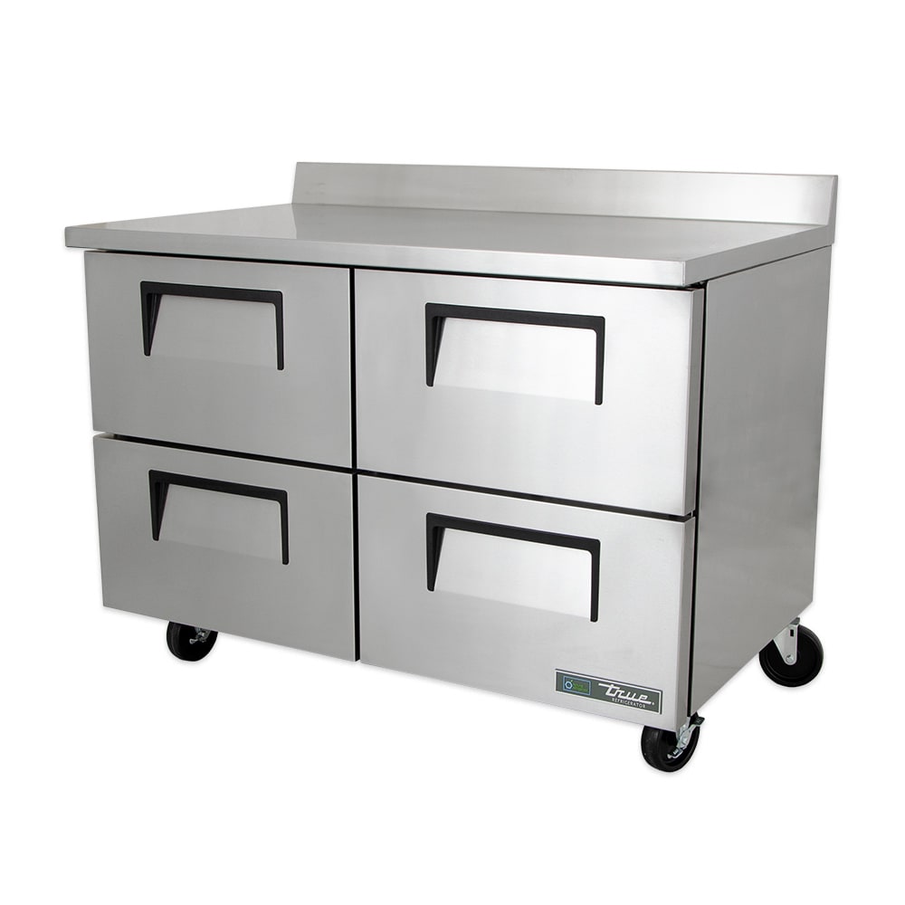 True TWT-48D-4-HC 48" 4-Drawer Worktop Refrigerator