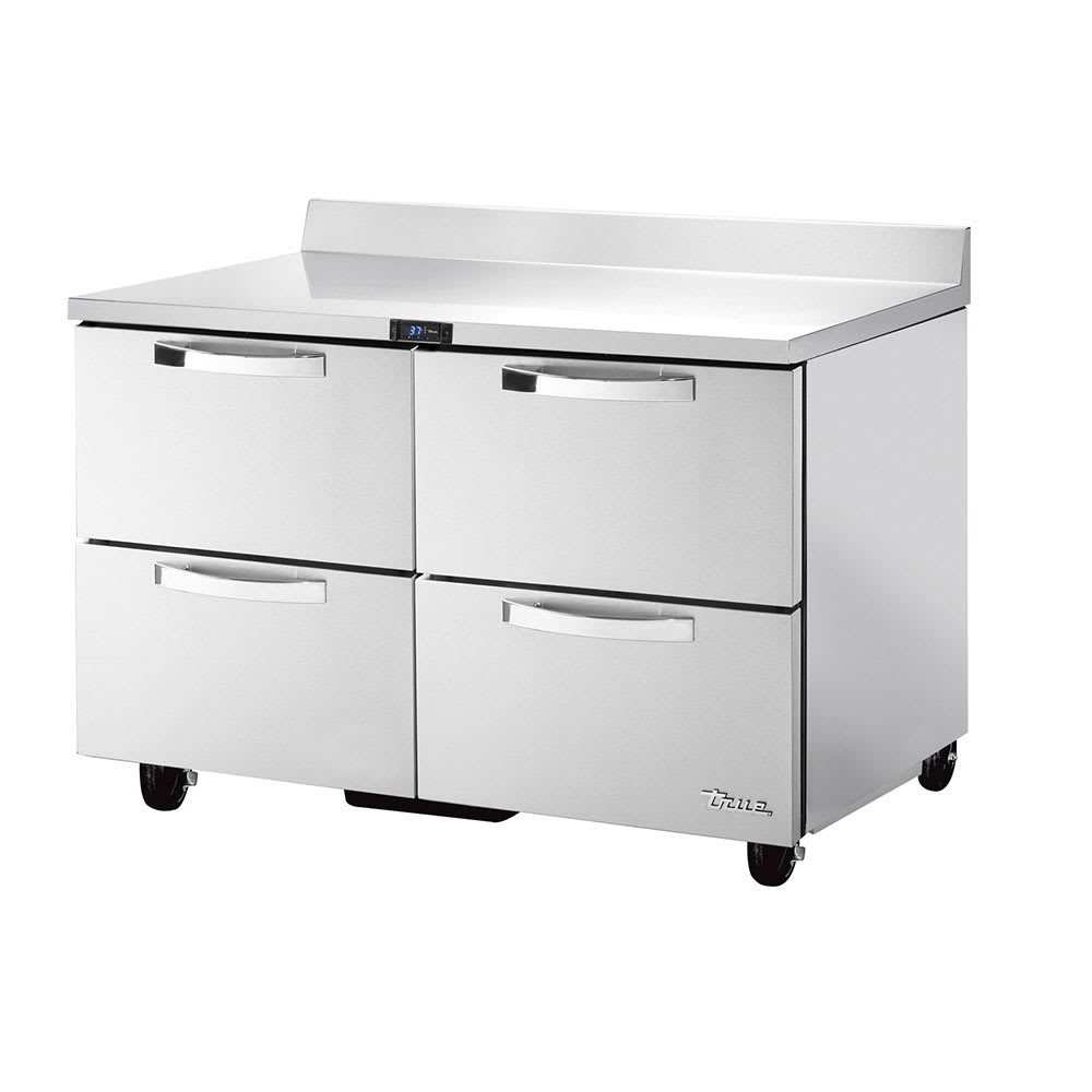 True TWT-48D-4-HC~SPEC3 48" 4-Drawer Worktop Refrigerator