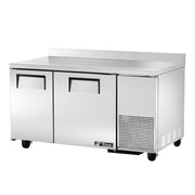 True TWT-60-32-HC 60" 2-Door Worktop Refrigerator