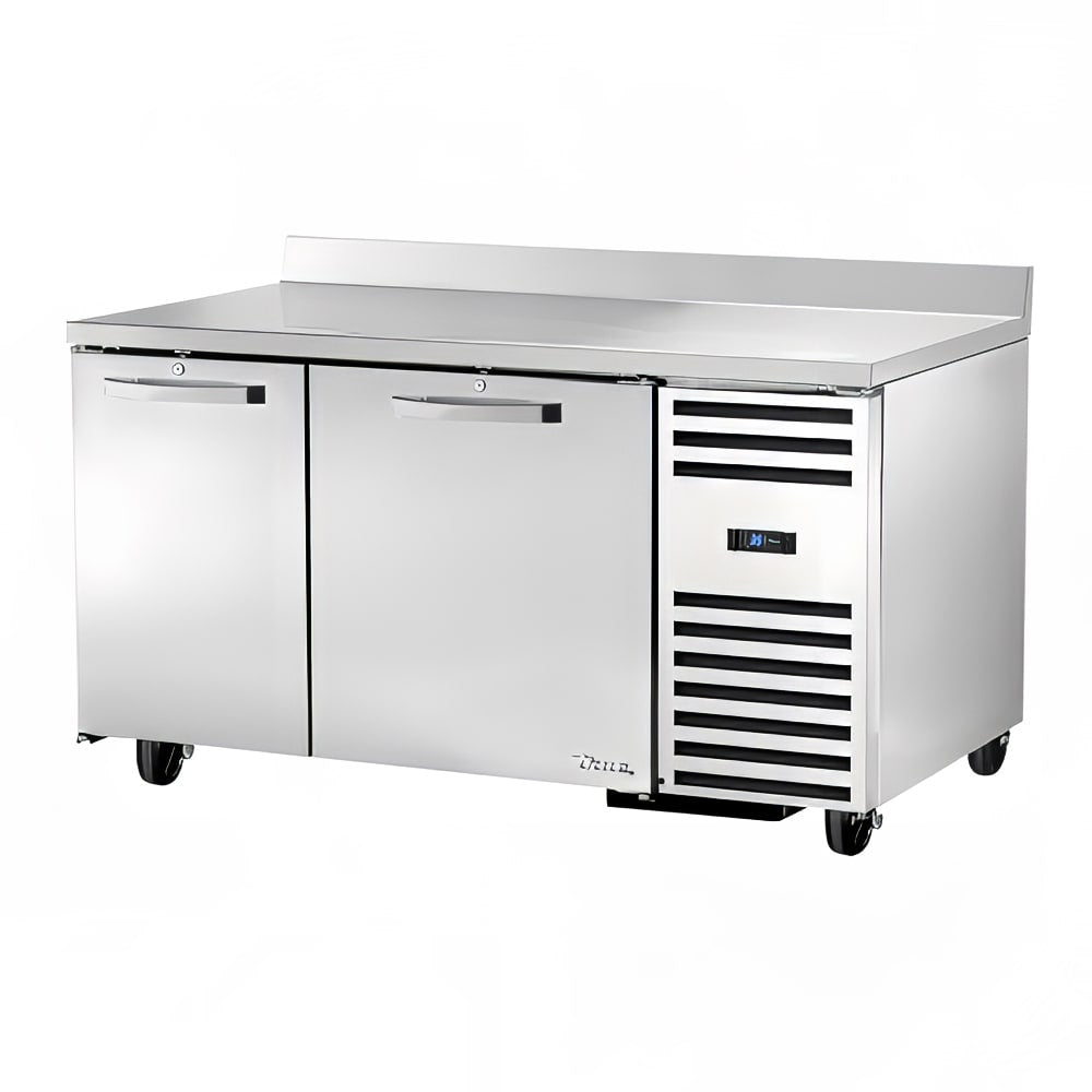 True TWT-60-32-HC~SPEC3 60" 2-Door Worktop Refrigerator