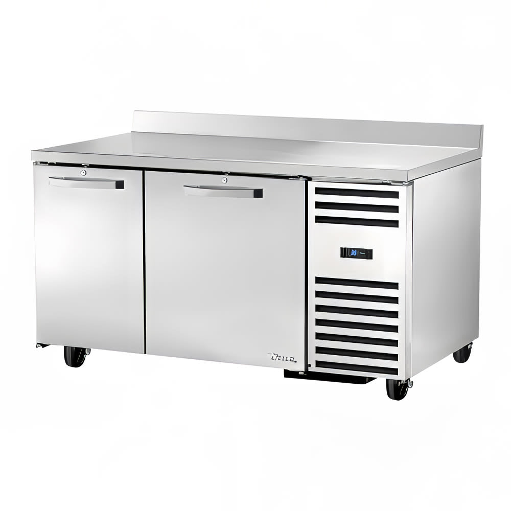 True TWT-60-32F-HC~SPEC3 60" 2-Door Worktop Refrigerator