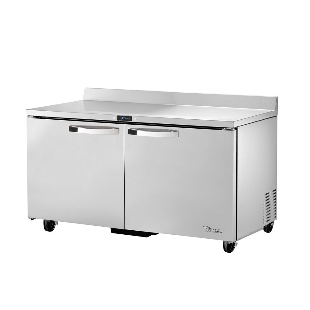 True TWT-60-HC~SPEC3 60" 2-Door Worktop Refrigerator