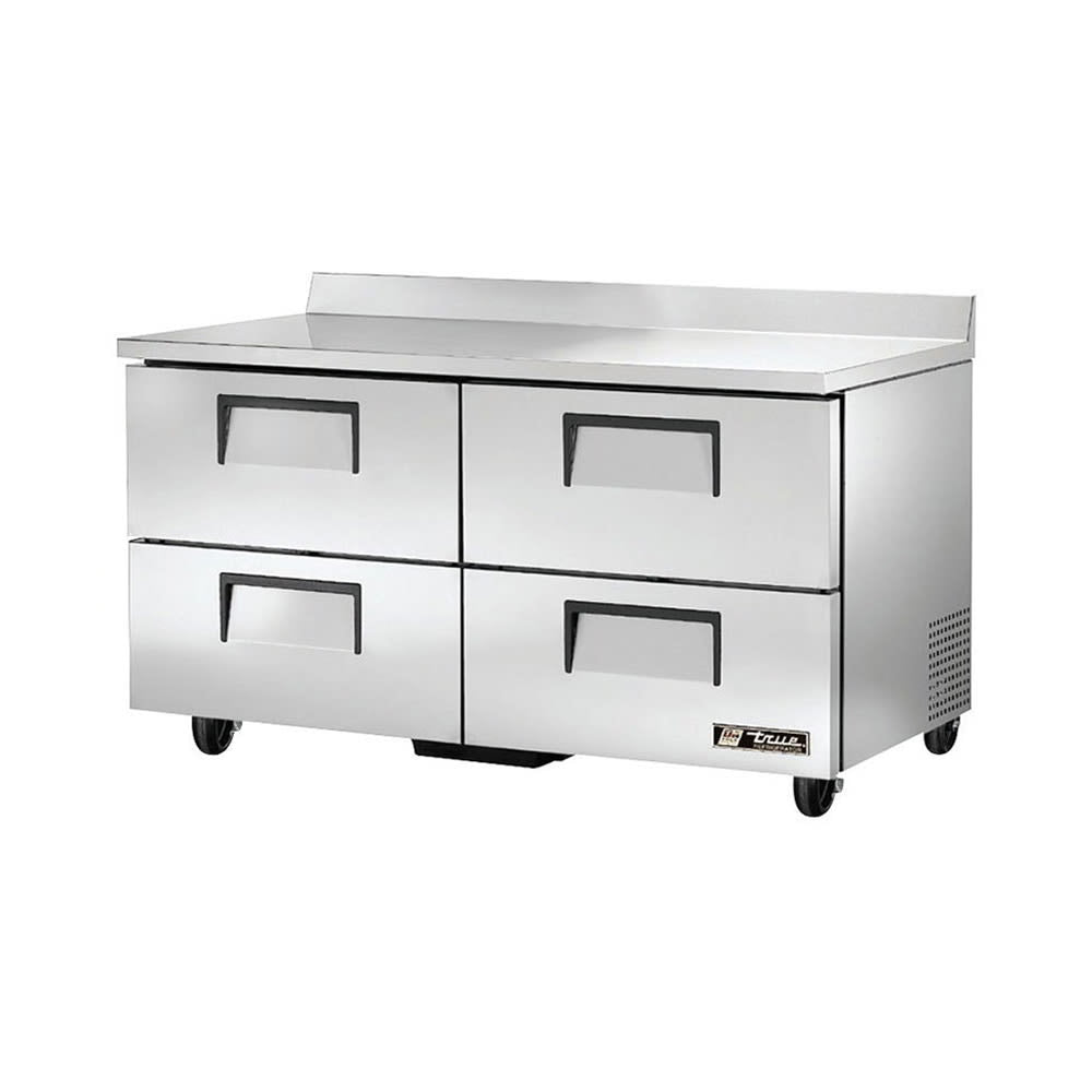 True TWT-60D-4-HC 60" 4-Drawer Worktop Refrigerator