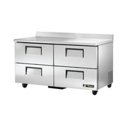 True TWT-60D-4-HC 60" 4-Drawer Worktop Refrigerator