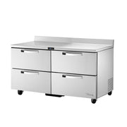 True TWT-60D-4-HC~SPEC3 60" 4-Drawer Worktop Refrigerator