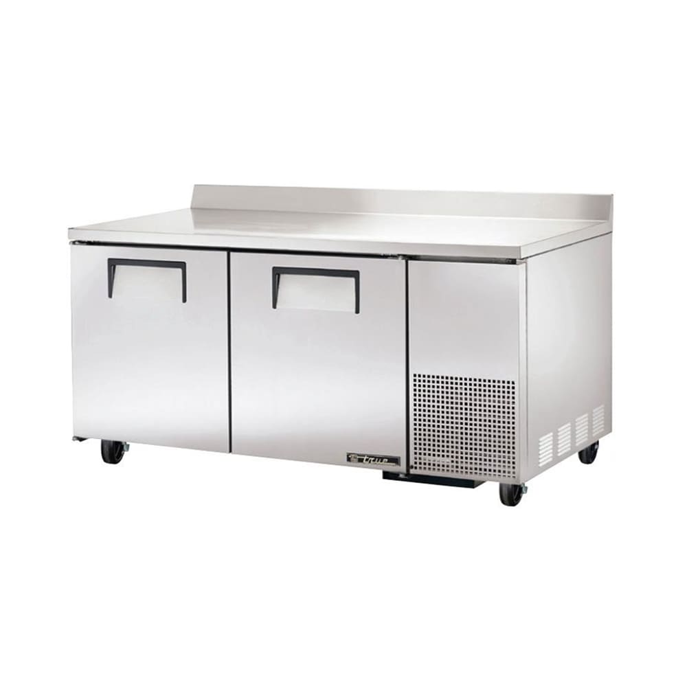 True TWT-67-HC 67" 3-Door Worktop Refrigerator