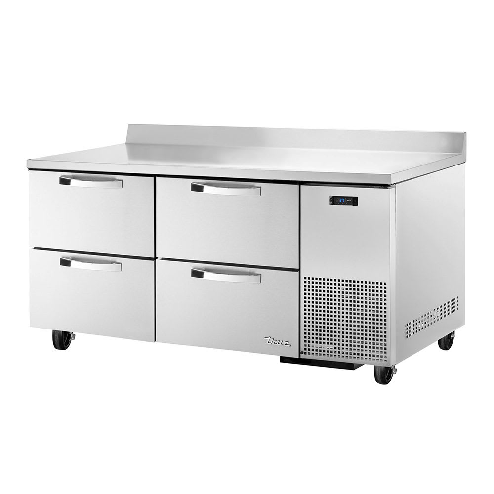 True TWT-67D-4-HC~SPEC3 67" 4-Drawer Worktop Refrigerator