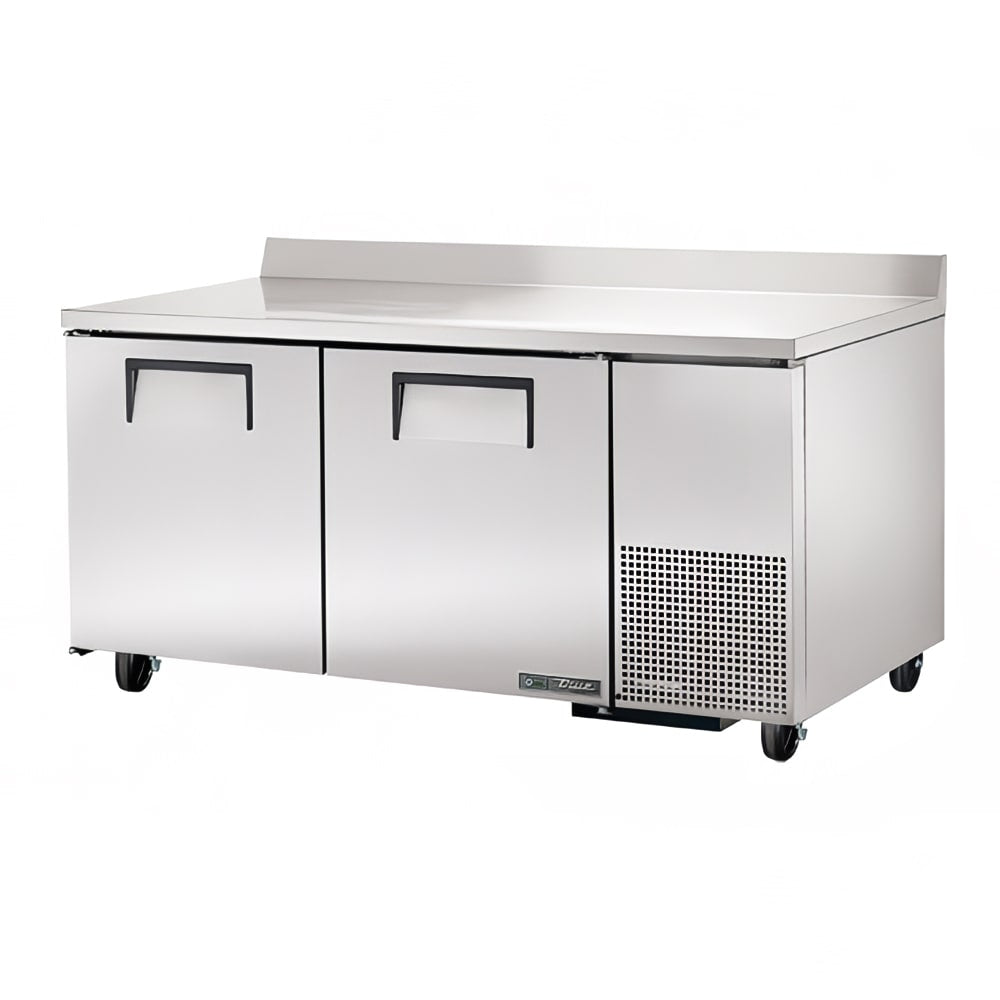 True TWT-67F-HC 67" 3-Door Worktop Refrigerator