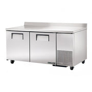 True TWT-67F-HC 67" 3-Door Worktop Refrigerator