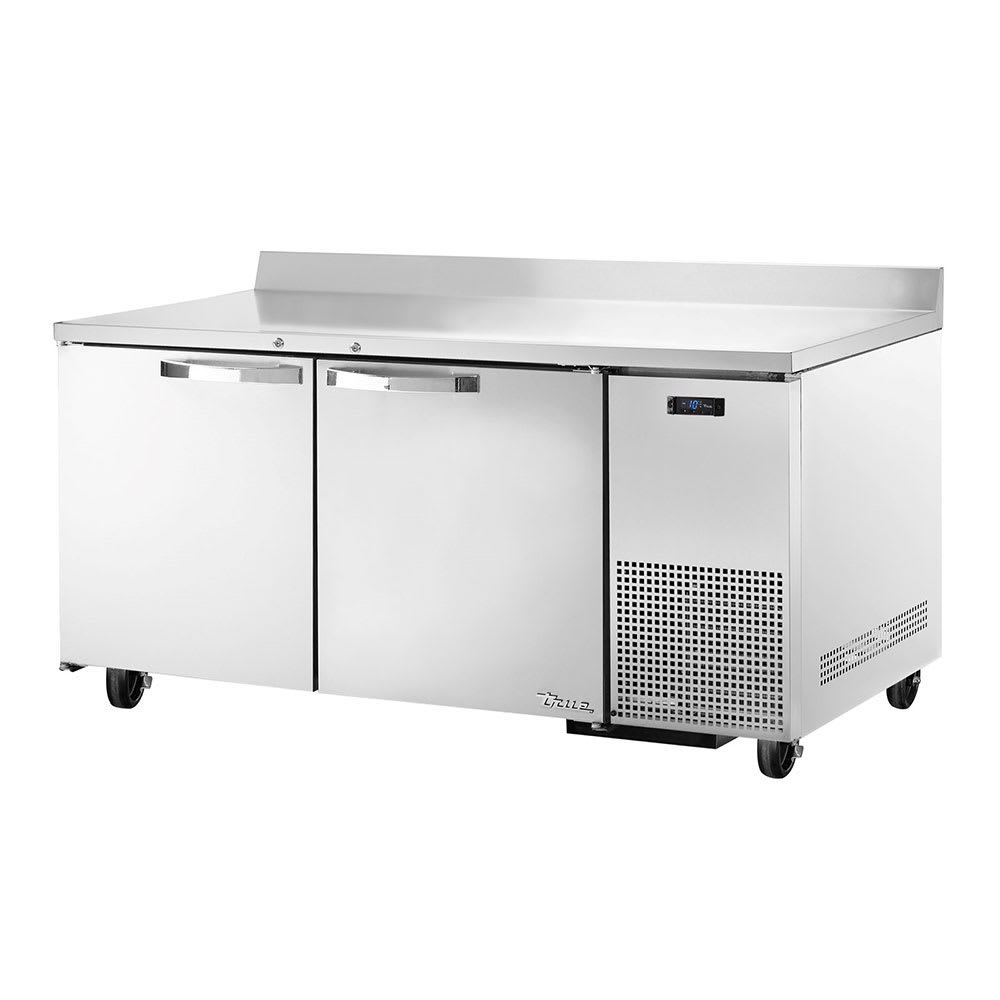 True TWT-67F-HC~SPEC3 67" 3-Door Worktop Refrigerator