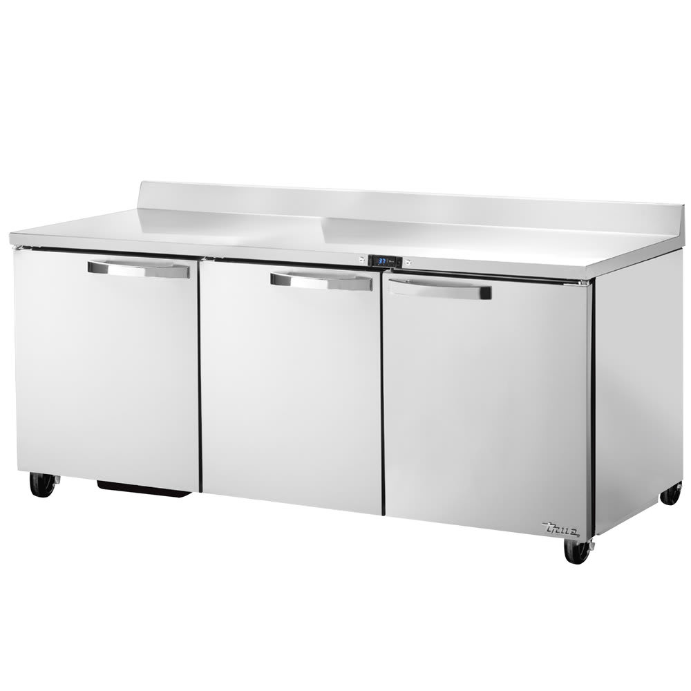 True TWT-72-HC~SPEC3 72" 3-Door Worktop Refrigerator