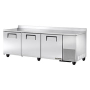 True TWT-93-HC 93" 3-Door Worktop Refrigerator