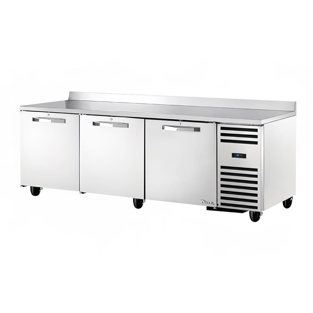 True TWT-93-HC~SPEC3 93" 3-Door Worktop Refrigerator
