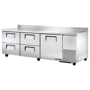 True TWT-93D-4-HC 93" 4-Drawer Worktop Refrigerator