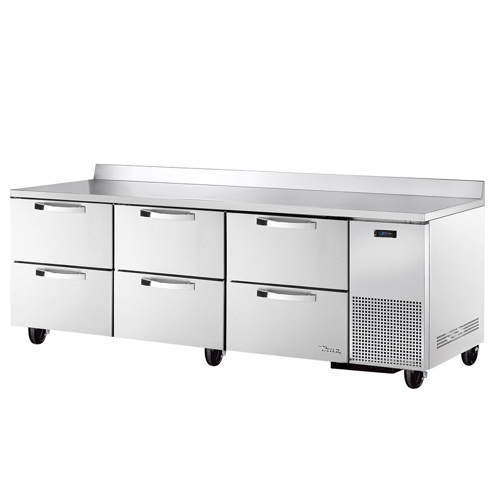 True TWT-93D-6-HC~SPEC3 93" 6-Drawer Worktop Refrigerator